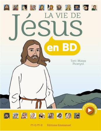 VIE DE JESUS EN BD / BROCHE - XXX - MAME