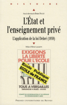 ETAT ET L ENSEIGNEMENT PRIVE - POUCET - PU RENNES