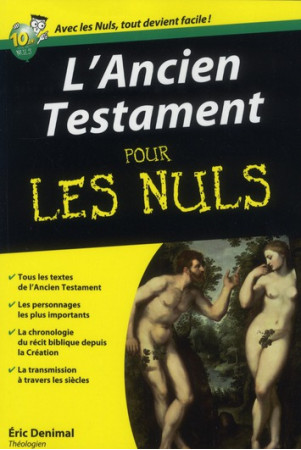 ANCIEN TESTAMENT POCHE POUR LES NULS - DENIMAL ERIC - FIRST