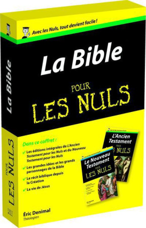 COFFRET LA BIBLE POUR LES NULS - DENIMAL ERIC - FIRST