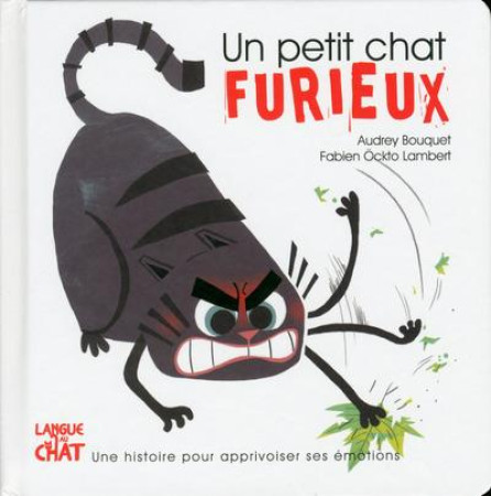 UN PETIT CHAT FURIEUX LES EMOTIONS DE PETIT CHAT - BOUQUET AUDREY - Langue au chat