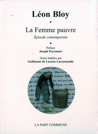 FEMME PAUVRE (LA) - BLOY LEON - PART COMMUNE