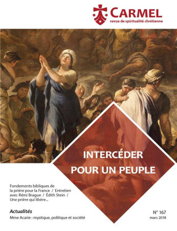 INTERCEDER POUR UN PEUPLE - REVUE DU CARMEL - NC