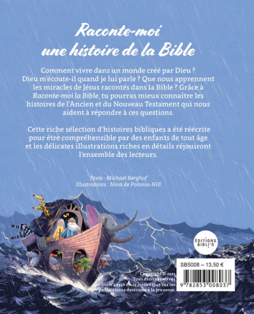 RACONTE-MOI UNE HISTOIRE DE LA BIBLE -  Collectif - BIBLI O