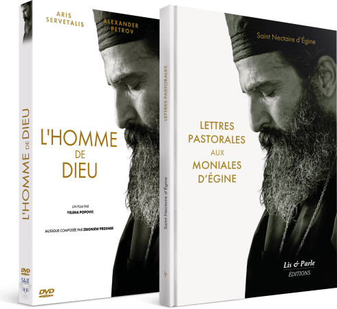 LOT DVD LA HOMME DE DIEU + LIVRE LETTRES PASTORALES AUX MONIALES D-EGINE - Yelena Popovic - SAJEPROD