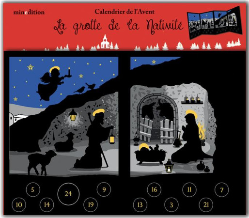 CALENDRIER DE L'AVENT - LA GROTTE DE LA NATIVITE - EVANGELISTI DOMIN. - NC