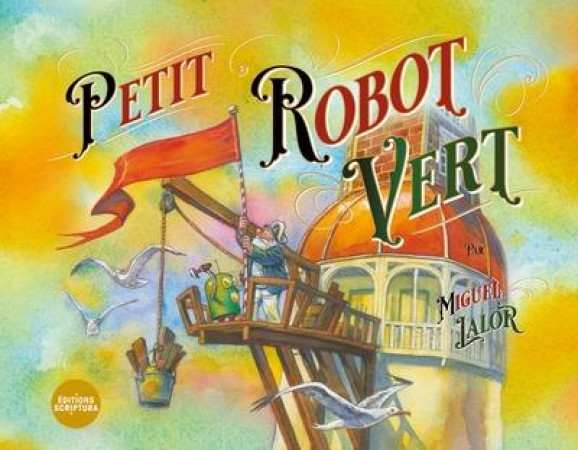 PETIT ROBOT VERT - DE LALOR - BIBLI O