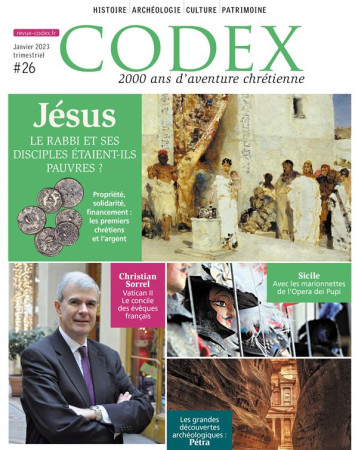 CODEX 26 JESUS - LE RABBI ET SES DISCIPLES ETAIENT-IL PAUVRES ? - COLLECTIF - CLD