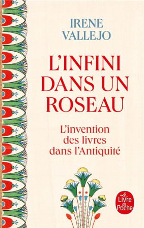 INFINI DANS UN ROSEAU - L'INVENTION DES LIVRES DANS L'ANTIQUITE - VALLEJO IRENE - LGF/Livre de Poche