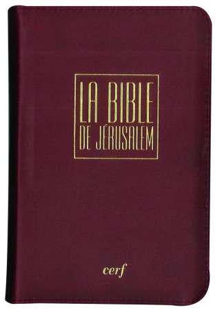 BIBLE DE JERUSALEM EDITION POCHE INTRO ABREGEES SANS NOTES -  Collectif - BIBLI O