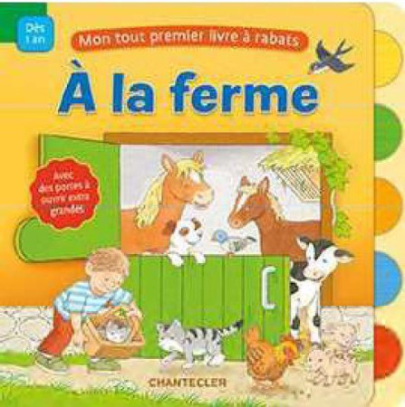 MON PREMIER LIVRE A RABATS A LA FERME - COLLECTIF - CHANTECLER