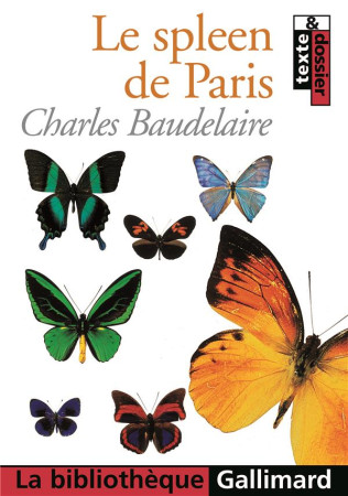 SPLEEN DE PARIS - BAUDELAIRE CHARLES - GALLIMARD