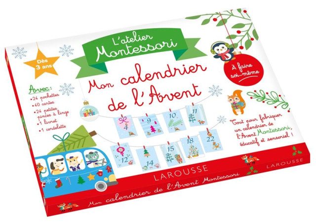 MON ATELIER MONTESSORI  -  CALENDRIER DE L'AVENT - COLLECTIF - NC