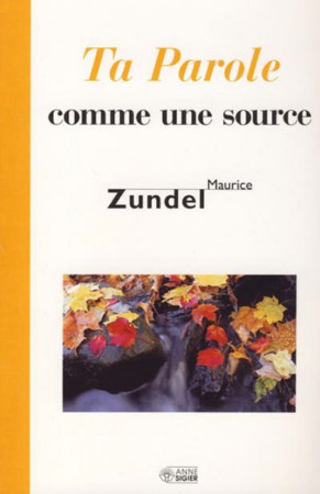 TA PAROLE COMME UNE SOURCE - M ZUNDEL - MEDIASPAUL