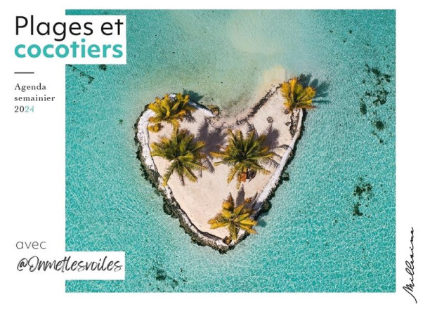 AGENDA SEMAINIER : PLAGE ET COCOTIERS (EDITION 2024) - COLLECTIF - MILLESIMA