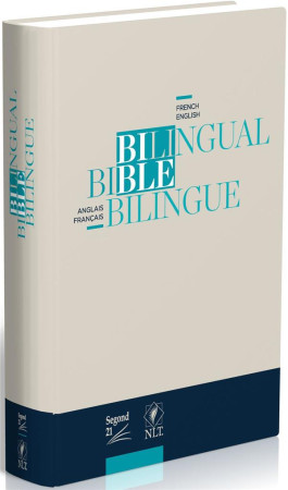 BIBLE BILINGUE - COUVERTURE RIGIDE, TOILE IMPRIMEE MOTIFS - SEGOND 21  ET NLT ( - MAISON BIBLE