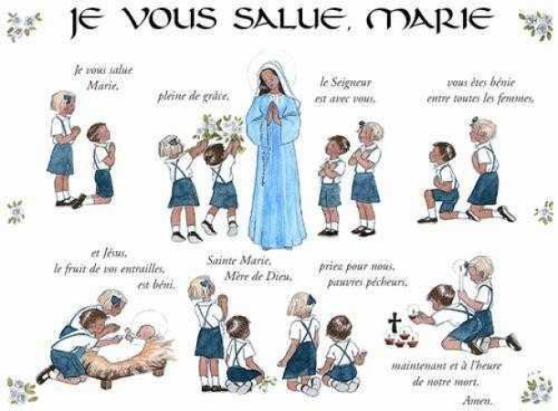 POSTER JE VOUS SALUE MARIE -   - TEQUI