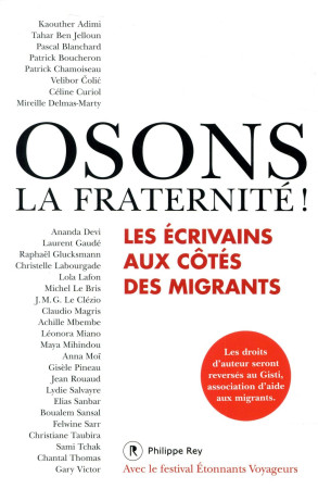 OSONS LA FRATERNITE ! - COLLECTIF - REY