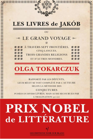 LIVRES DE JAKOB (LES) - TOKARCZUK OLGA - NOIR BLANC