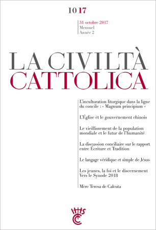 CIVILTA CATTOLICA OCTOBRE 17 - Antonio Spadaro, sj - PAROLE SILENCE