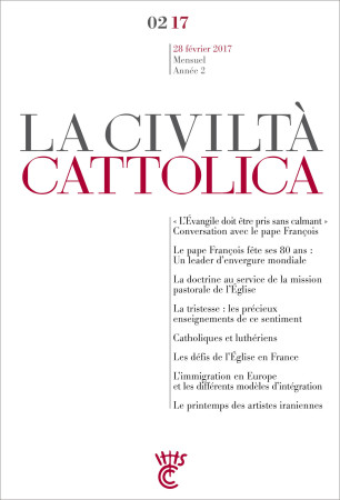 CIVILTA CATTOLICA FEVRIER 2017 - Antonio Spadaro, sj - PAROLE SILENCE