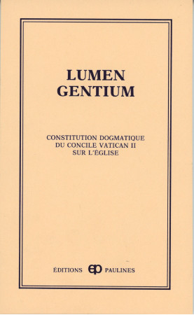 LUMEN GENTIUM - VATICAN II CONC - MEDIASPAUL