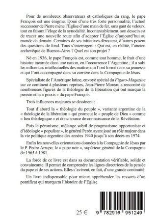 FRANCOIS, LA CONQUETE DU POUVOIR - ITINERAIRE D-UN PAPE SOUS INFLUENCE - Jean-Pierre Moreau - CONTRETEMPS ED