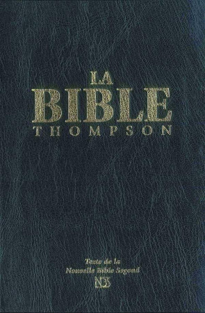 BIBLE THOMPSON NBS LUXE ONGLET TRANCHE OR - LOUIS SEGOND REVISEE - VIDA