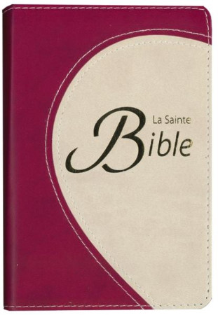 BIBLE COMPACTE SEGOND 1910 / MODELE SOUPLE, DUOTONE FRAMBOISE, RUBAN MARQUE PAGE, TRANCHE DOREE - VERSION SEGOND 1910 - CLC26