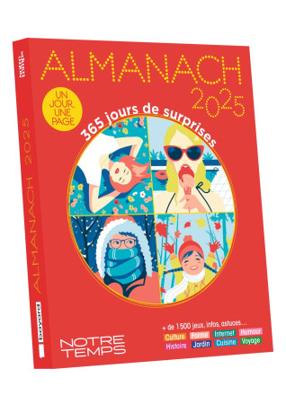 ALMANACH NOTRE TEMPS - EDITION 2025 -   - BAYARD ADULTE